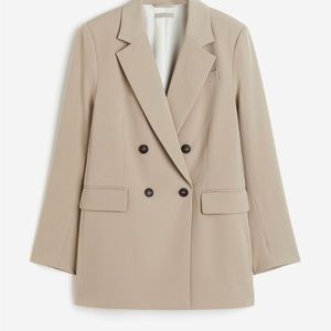 EUC H&M Double  breasted Quiet Luxury Blazer